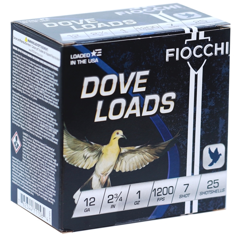 Fiocchi Steel Dove 12 Gauge Ammo 2 3/4