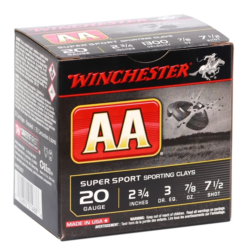 Winchester AA Super Sport 20 Gauge Ammo 2 3/4