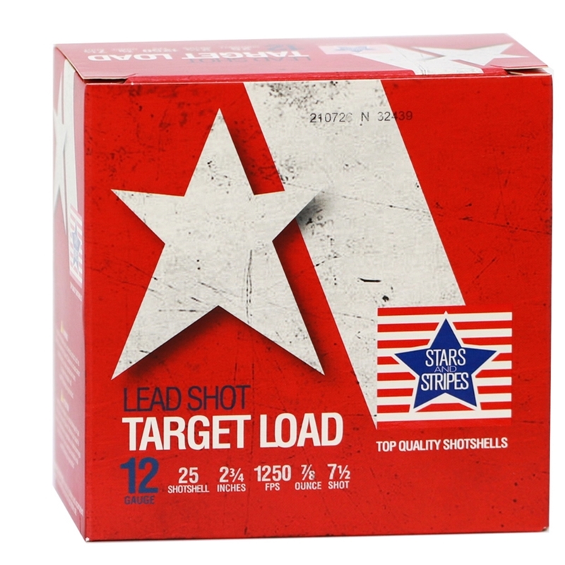 Stars and Stripes Target Loads 12 Gauge Ammo 2-3/4