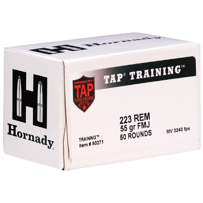 Hornady Tap Training 223 Remington Ammo 55 Grain Full Metal Jacket - 80271