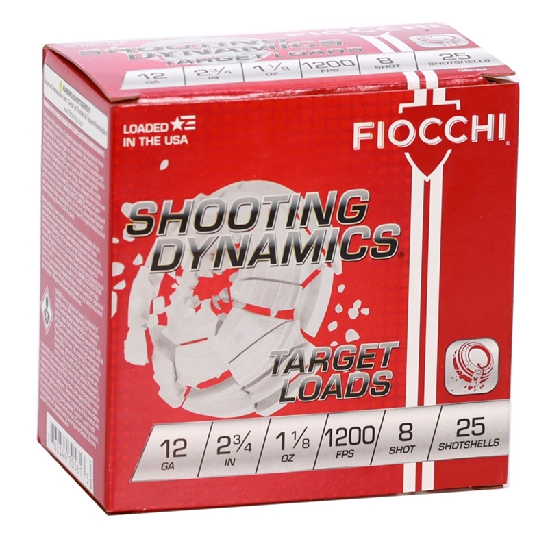 Fiocchi Shooting Dynamics 12 Gauge Ammo 2-3/4