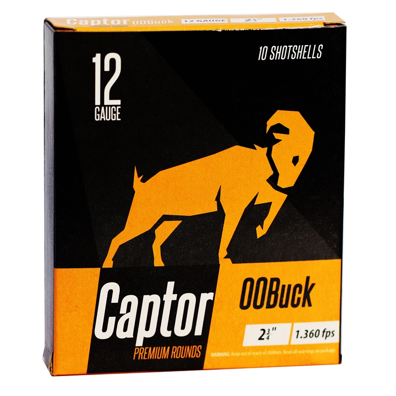 Captor Premium Rounds 12 Gauge Ammunition 2 3/4