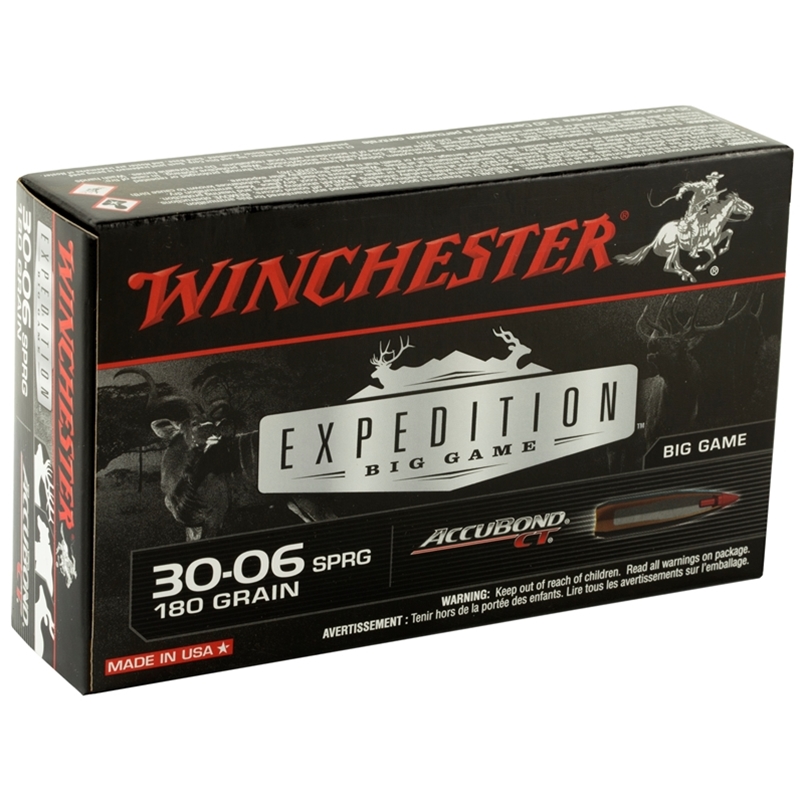 Winchester AccuBond 30-06 Springfield Ammo 180 Grain Polymer Tipped