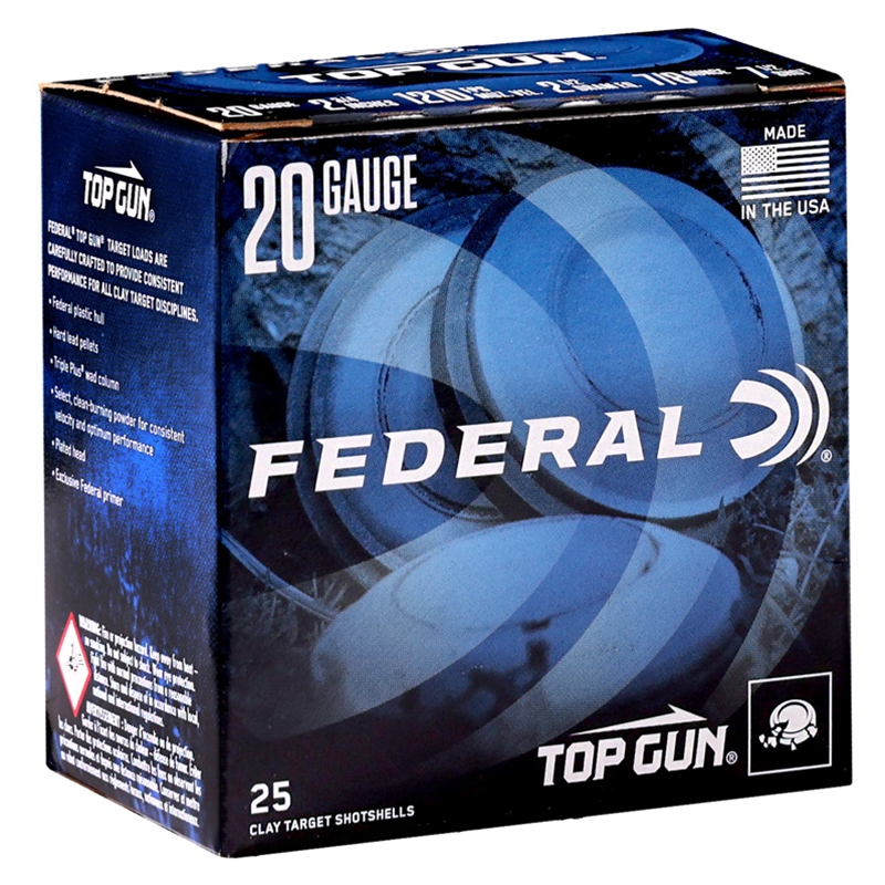 Federal Top Gun 20 Gauge Ammo 2 3/4