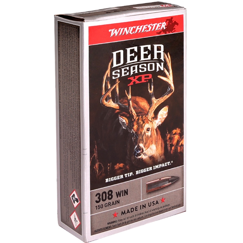 Winchester Deer Season XP 308 Winchester Ammo 150 Grain Polymer Tip - X308DS