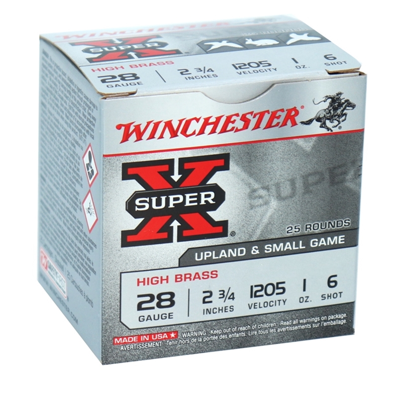 Winchester Super-X High Brass 28 Gauge Ammo 2-3/4