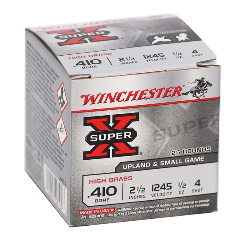 Winchester Super-X High Brass 410 Bore 2-1/2