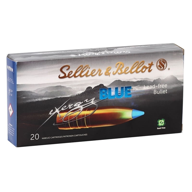 Sellier & Bellot Blue 300 Winchester Magnum Ammo 180 Grain Exergy Lead-Free 