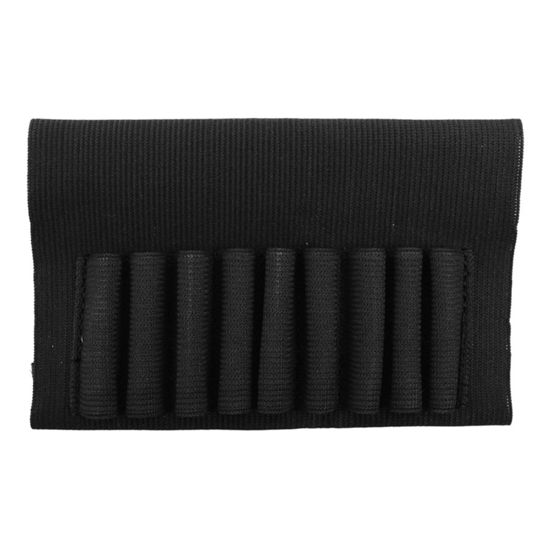 GunMate Buttstock Shell Holder for Rifle 9 - Rounds Nylon Black