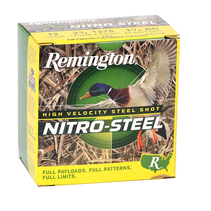 Remington Nitro-Steel 12 Gauge Ammo  2-3/4