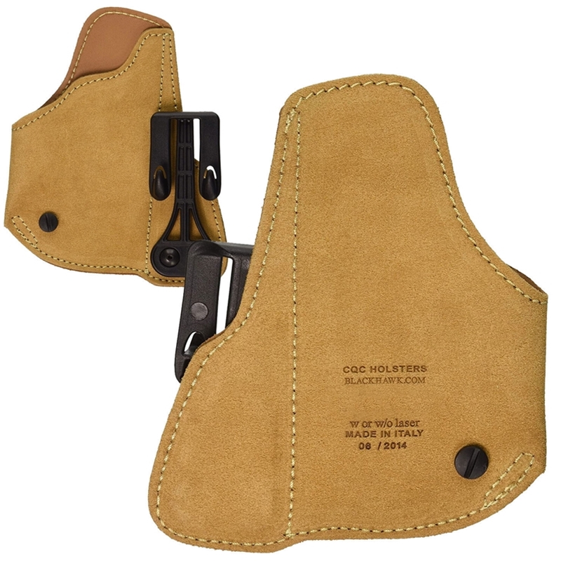 Blackhawk Leather Tuckable Holster Brown Right Hand 1911 Officer's Model