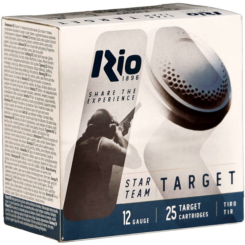 Rio Star Team 12 Gauge Ammo 2 3/4 1 oz #8 Shot - STT28LT8 