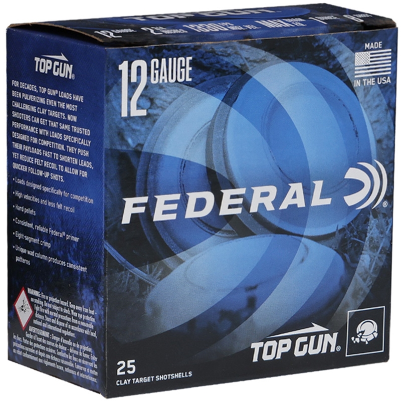 Federal Top Gun 12 Gauge Ammo 2-3/4