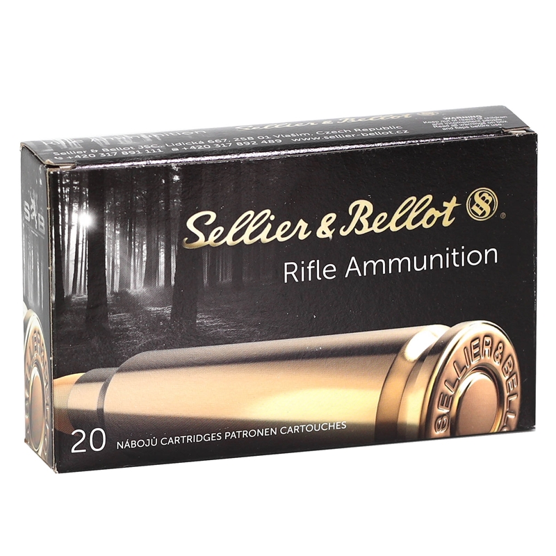 Sellier & Bellot 6.5×55mm Swedish Mauser Ammo 140 Grain Soft Point