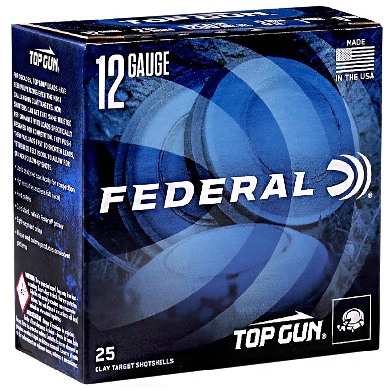 Federal Top Gun Sporting 12 Gauge Ammo 2-3/4