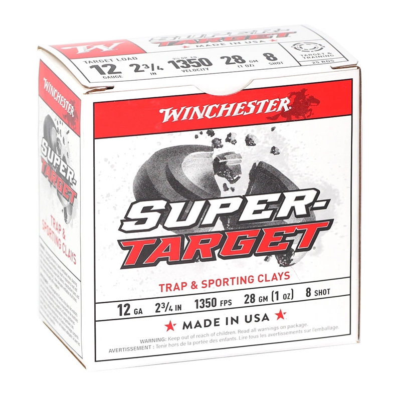 Winchester Super-Target 12 Gauge Ammo 2-3/4