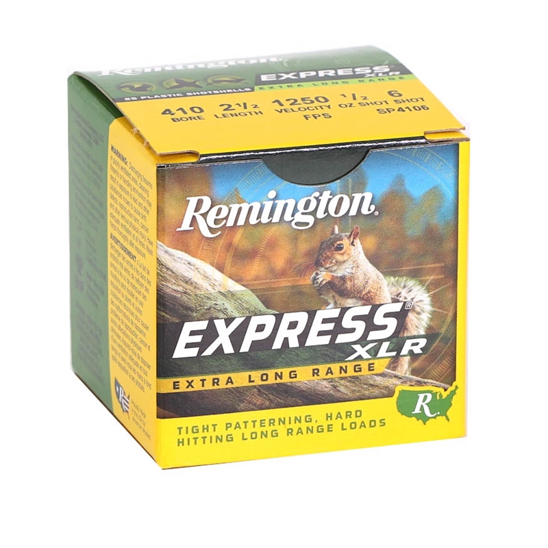 Remington Express XLR Extra Long Range 410 Bore Ammo 2-1/2
