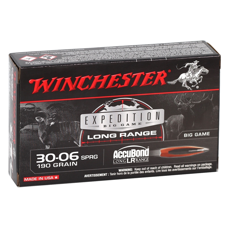 Winchester Expedition Big Game 30-06 Springfield Ammo 190 Grain AccuBond