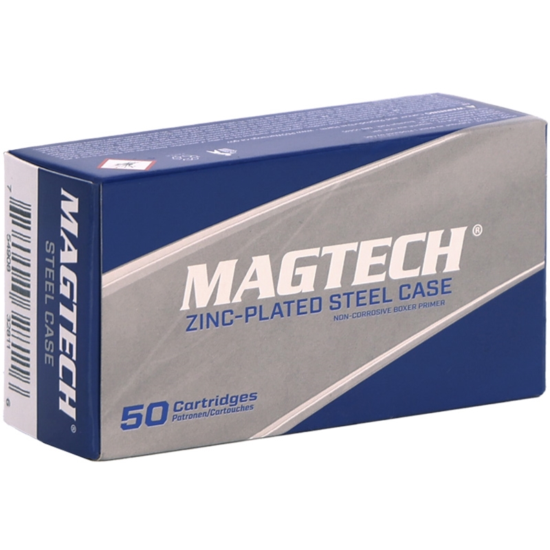 Magtech 9mm Luger Ammunition 115 Grain Steel Full Metal Jacket - 9AS