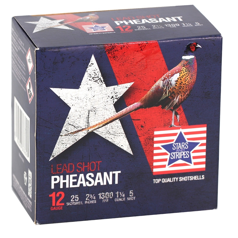 Stars and Stripes Pheasant Loads 12 Gauge Ammo 2 3/4