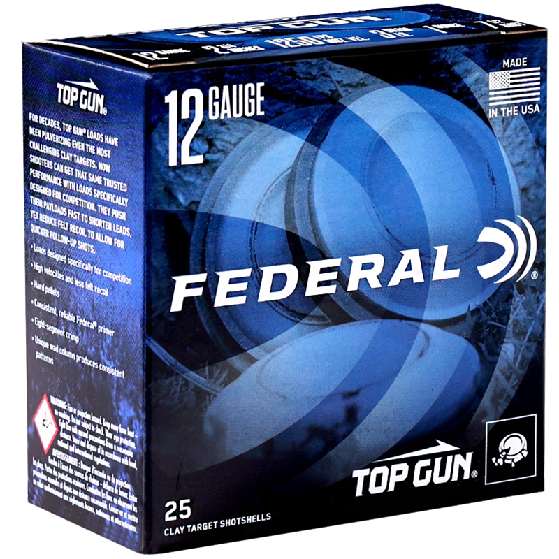 Federal Top Gun Sporting 12 Gauge Ammo 2-3/4
