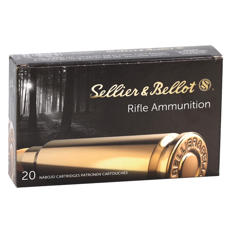 Sellier & Bellot 300 Winchester Magnum Ammo 180 Grain Soft Point Cut-Through Edge