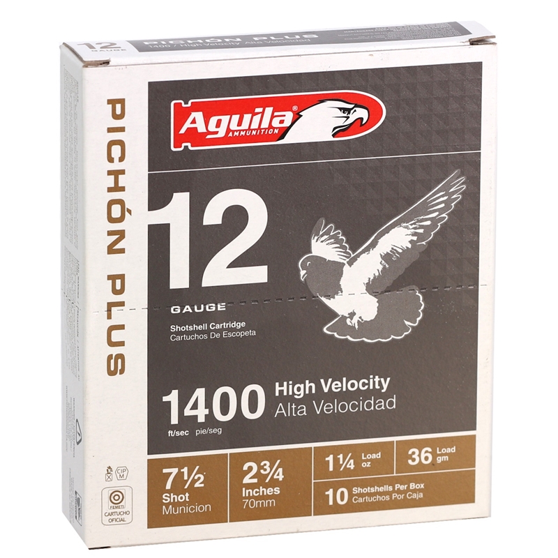 Aguila Pichon Plus HV 12 Gauge  Ammo 2-3/4