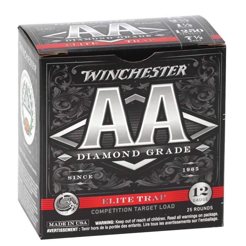 Winchester AA Diamond Grade Elite Trap 12 Gauge Ammo 2-3/4