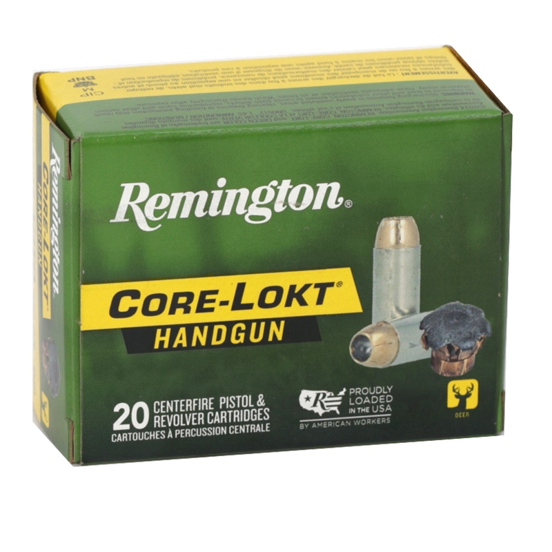 Remington CORE-LOKT 10mm Auto Ammo 200 Grain Jacketed Hollow Point