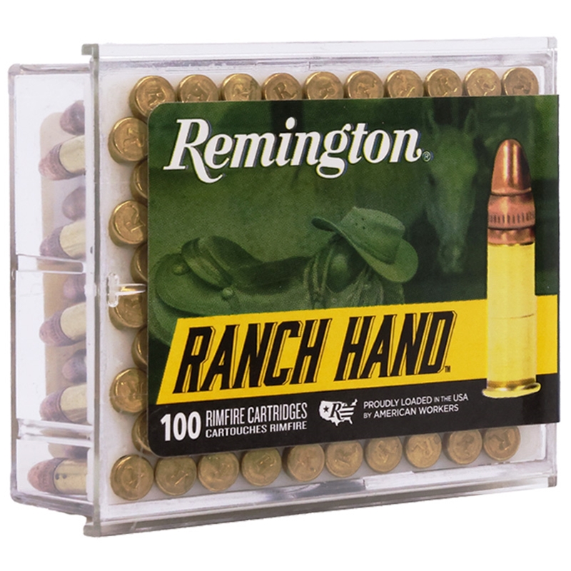 Remington Ranch Hand 22 Long Rifle Ammunition 40 Grain Plated Lead Round Nose - R21263