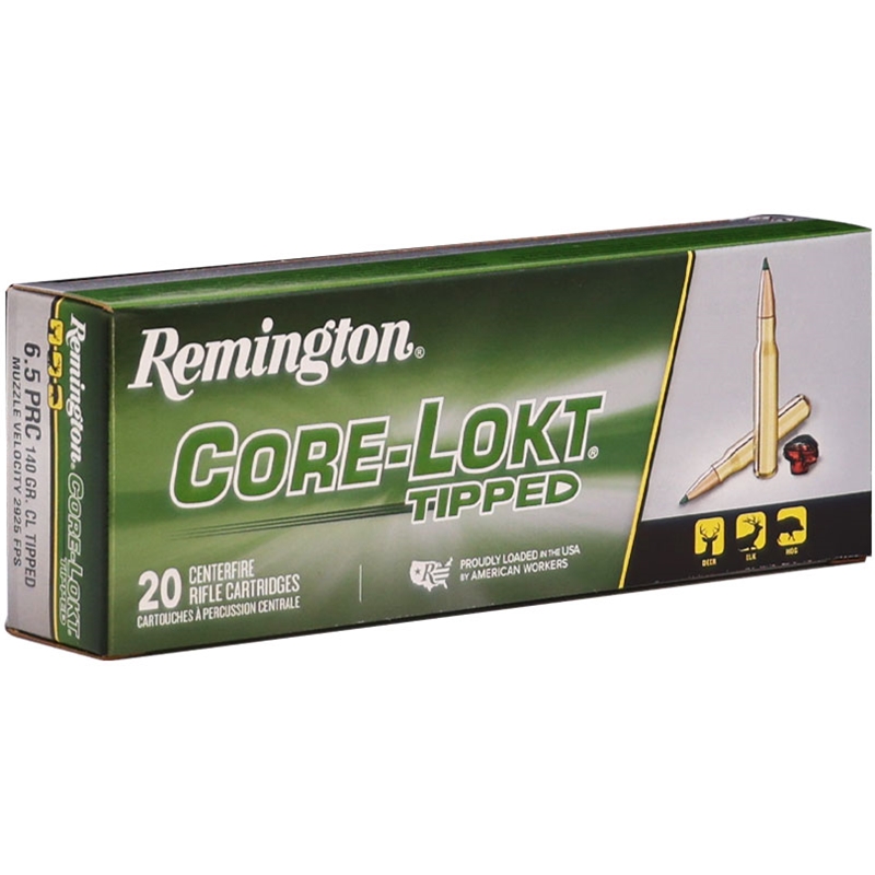 Remington Core‑Lokt Tipped 6.5 PRC Ammo 140 Grain Copper Tipped – R20043