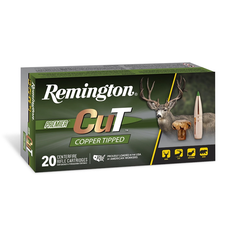 Remington Premier Cut 7mm-08 Remington Ammo 140 Grain Copper Tipped