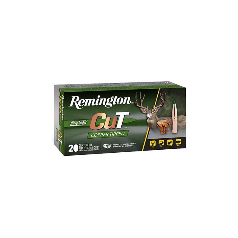 Remington Premier Cut 300 Winchester Magnum Ammo 180 Grain Copper Tipped
