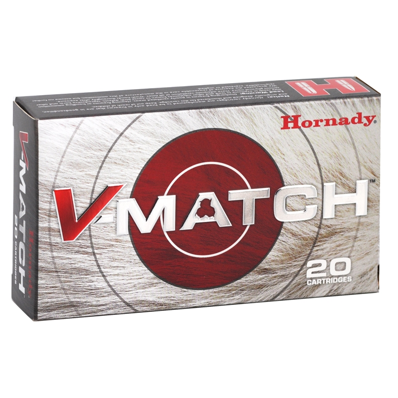 Hornady V-Match 22 Advanced Rifle Cartridge (22 ARC) Ammo 62 Grain Hornady ELD-VT