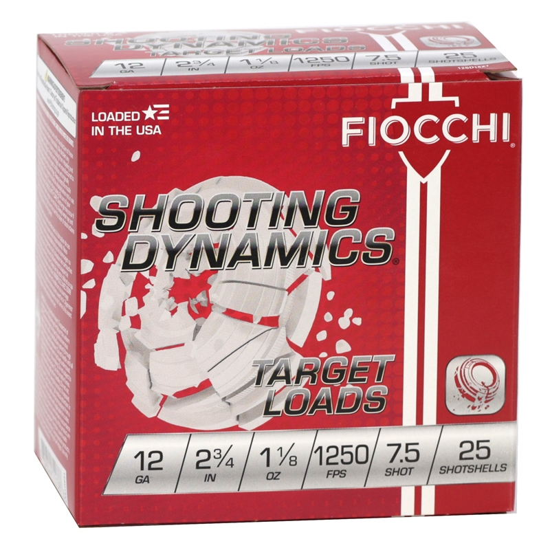 Fiocchi Shooting Dynamics 12 Gauge Ammo 2-3/4