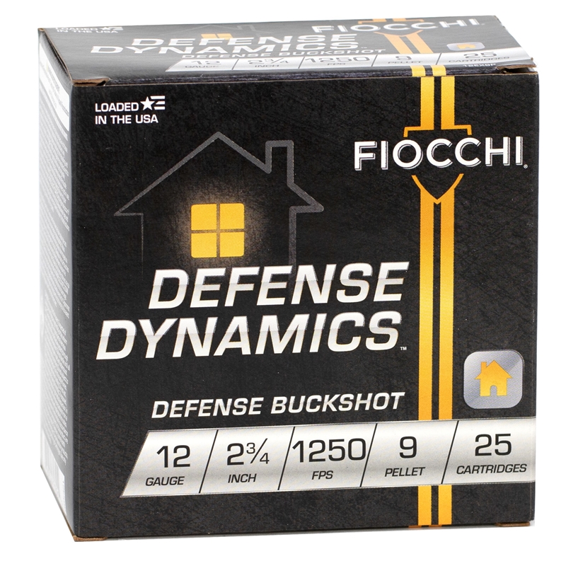 Fiocchi Defense Dynamics 12 Gauge Ammo 2-3/4