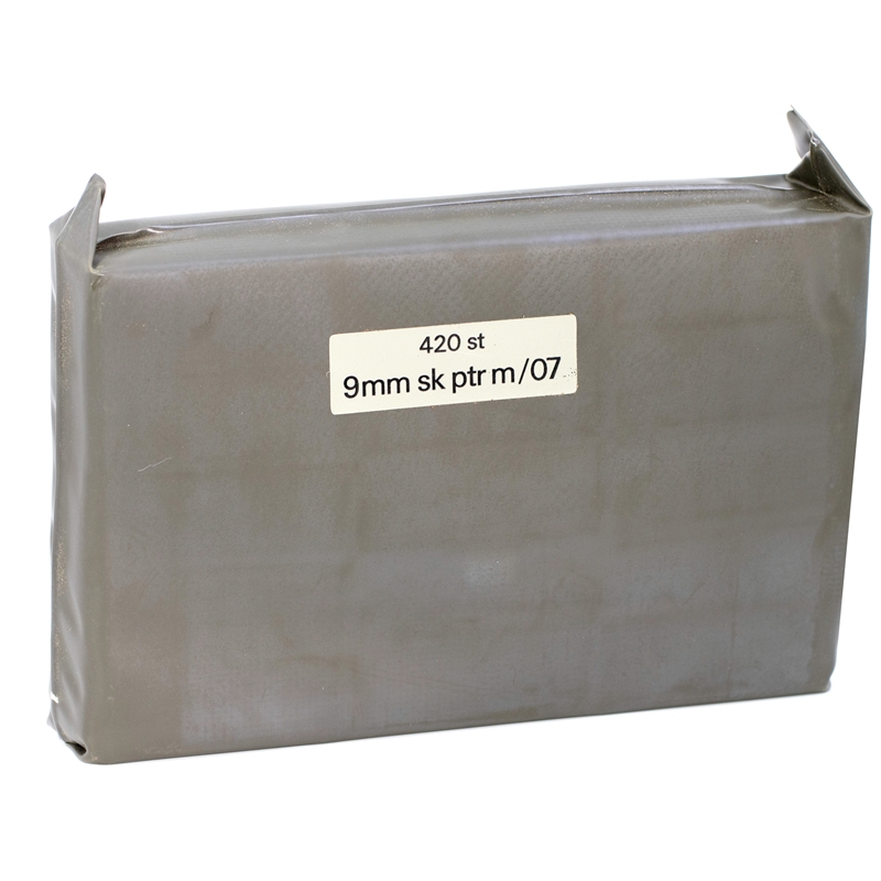 Swedish Military 9mm Browning Long Ammunition 110 Grain Full Metal Jacket - 02773003