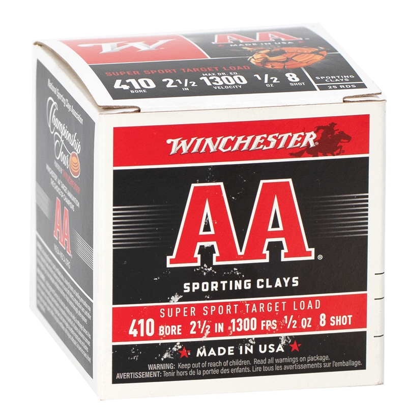 Winchester AA Super Sport Sporting Clays 410 Ammo 2 1/2