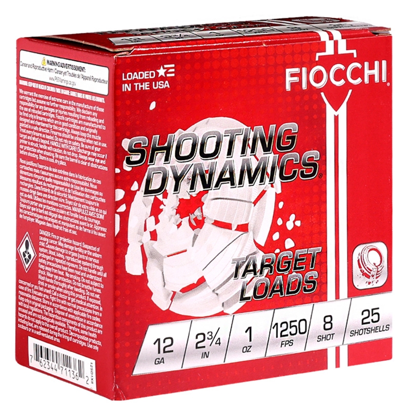 Fiocchi Shooting Dynamics 12 Gauge Ammo 2 3/4