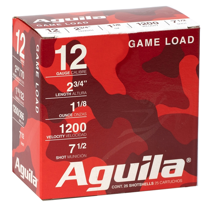 Aguila Game Load 12 Gauge Ammunition 2 3/4