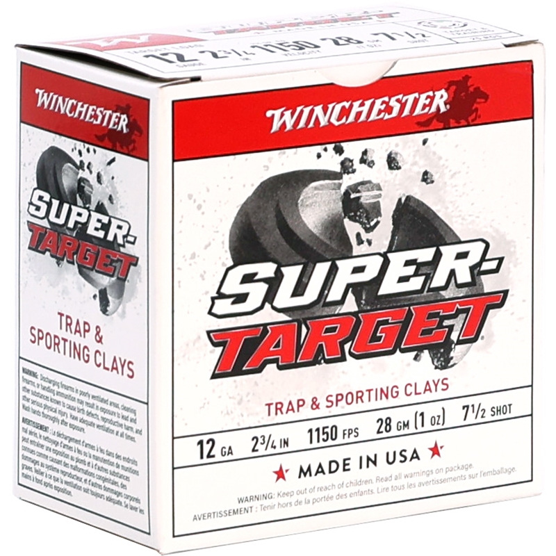 Winchester Super Target 12 Gauge Ammo 2 3/4