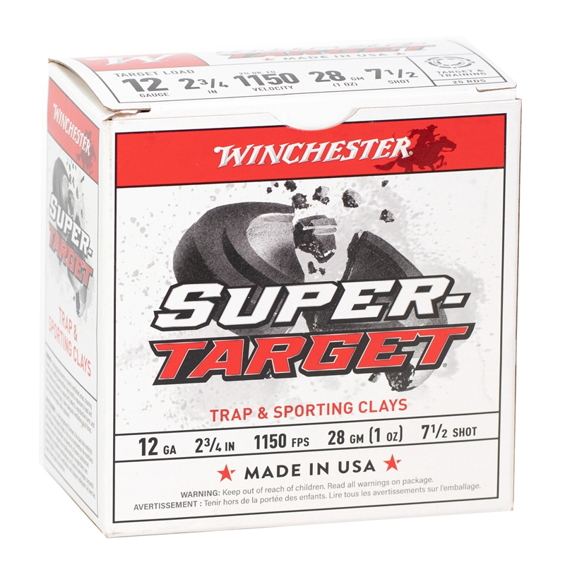 Winchester Super Target 12 Gauge Ammo 2 3/4