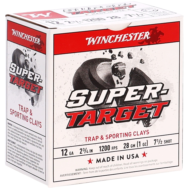 Winchester Super-Target 12 Gauge Ammunition 2 3/4