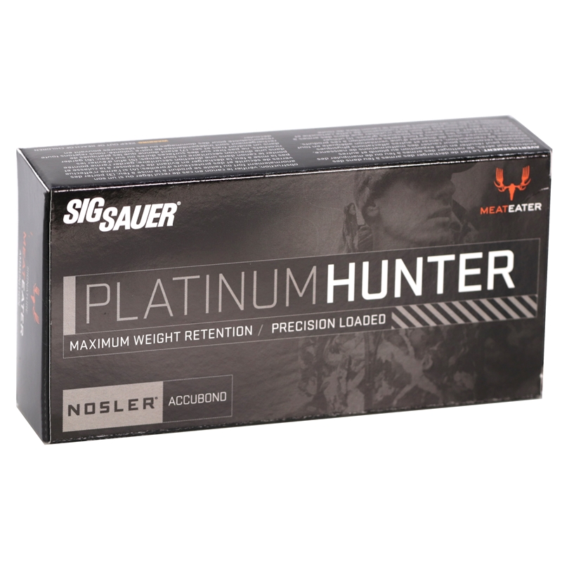 Sig Sauer Platinum Hunter 308 Winchester Ammo 165 Grain AccuBond 