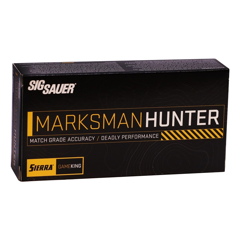 Sig Sauer Marksman Hunter 6.5 Creedmoor Ammo 130 Grain Hollow Point Boat Tail