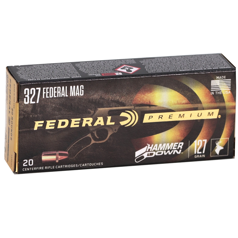 Federal Premium 327 Federal Magnum Ammunition 127 Grain Bonded Hollow Point - LG327F1