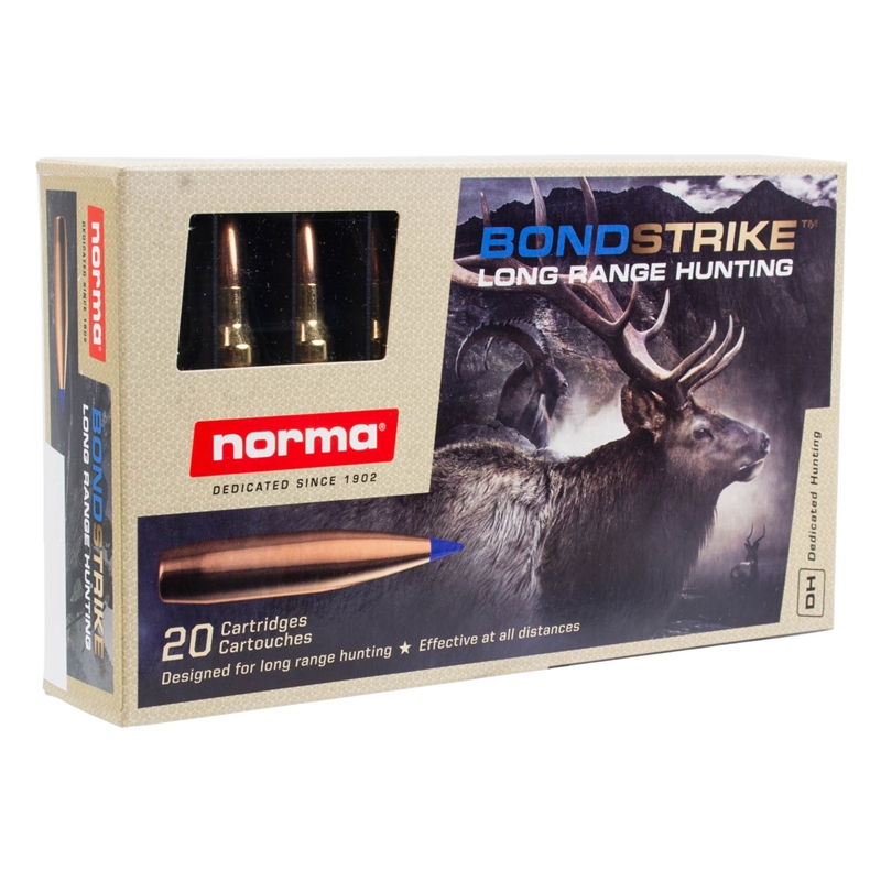 Norma Bondstrike 7mm PRC Ammunition 165 Grain Bonded Polymer Tip - 20171582 
