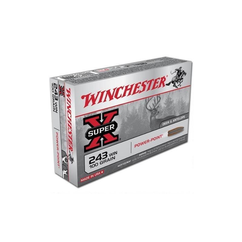 Winchester Super-X 243 Winchester 100 Grain Power-Point