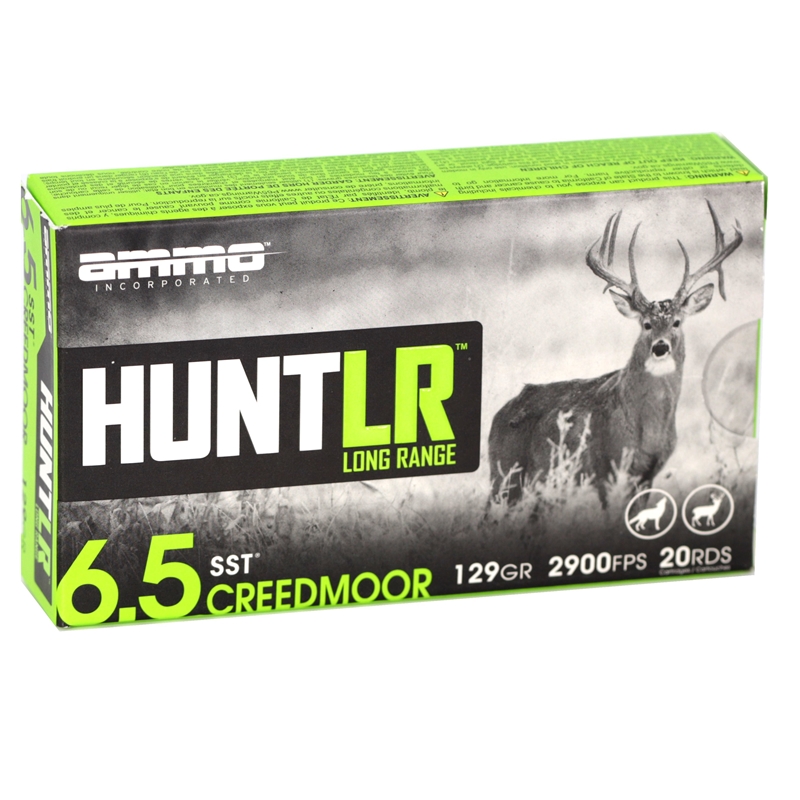 Ammo Inc Hunt LR 6.5 Creedmoor Ammunition 129 Grain SST - 65CM129SST-A20