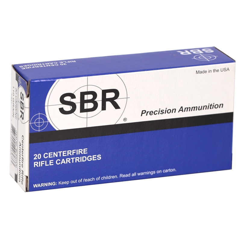 SBR Precision 30 Carbine Ammunition 110 Grain Full Metal Jacket - SL30CAR1